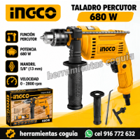 Taladro 680 W Percutor 1/2"  INGCO