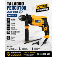 Taladro Percutor 800 W  1/2" ZAFIRO
