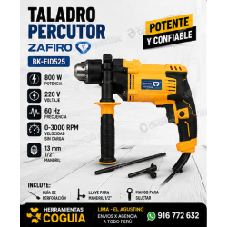 Taladro Percutor 800 W  1/2" ZAFIRO