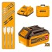 Taladro percutor 96 Nm + 2 baterias 4 amperios INGCO