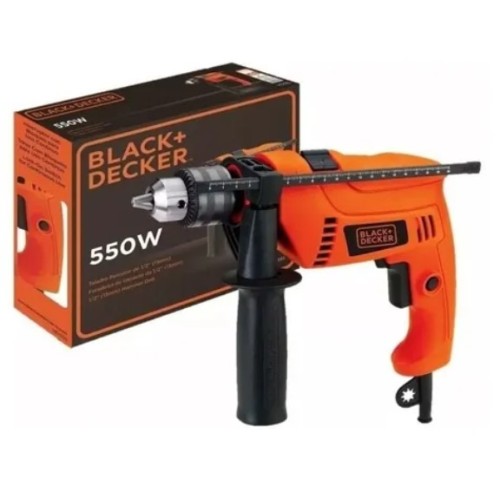 Taladro 550 W Percutor 1/2" BLACK&DECKER
