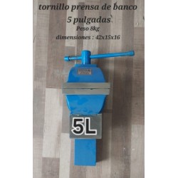 Tornillo de bancoL 5" L Nacional