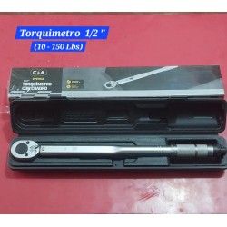 Torquimetro 1/2" de 10 a 150 libras C&A
