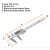 Vernier Calibrador Pie de rey 6" pulgadas DIGITAL TRUPER